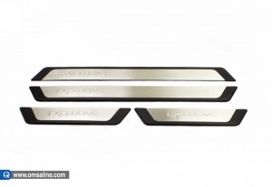 Opel Corsa F Kapı Eşiği Exclusive 4 Parça Paslanmaz Çelik Flexill